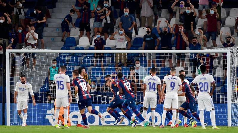 El Real Madrid empata 3-3 con el Levante