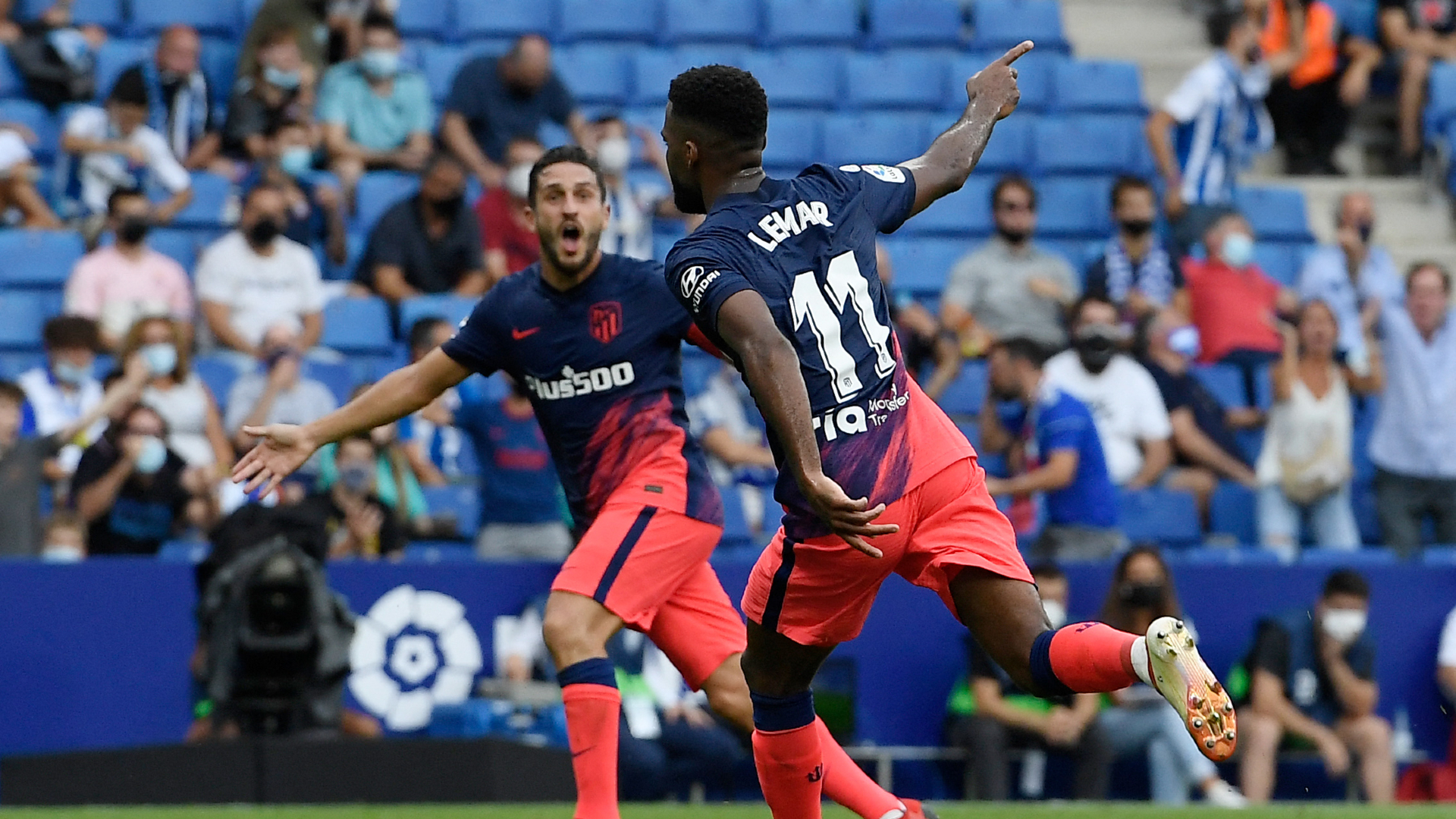 Espanyol 1-2 Atletico Madrid: Lemar completes dramatic comeback on Griezmann's second debut