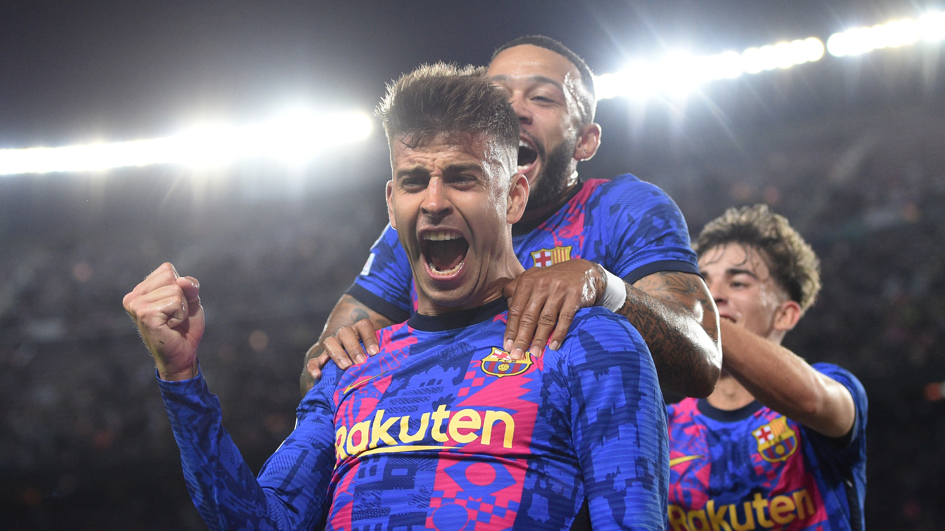 Pique gets Barcelona off the mark in Champions League