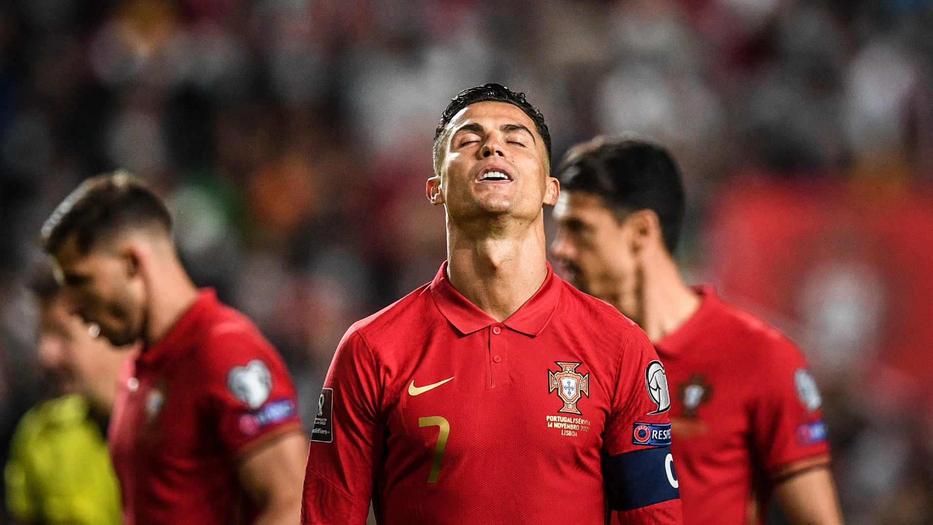 Santos explains Ronaldo gesture as Portugal boss guarantees 'we'll be in Qatar' after Serbia heartbreak