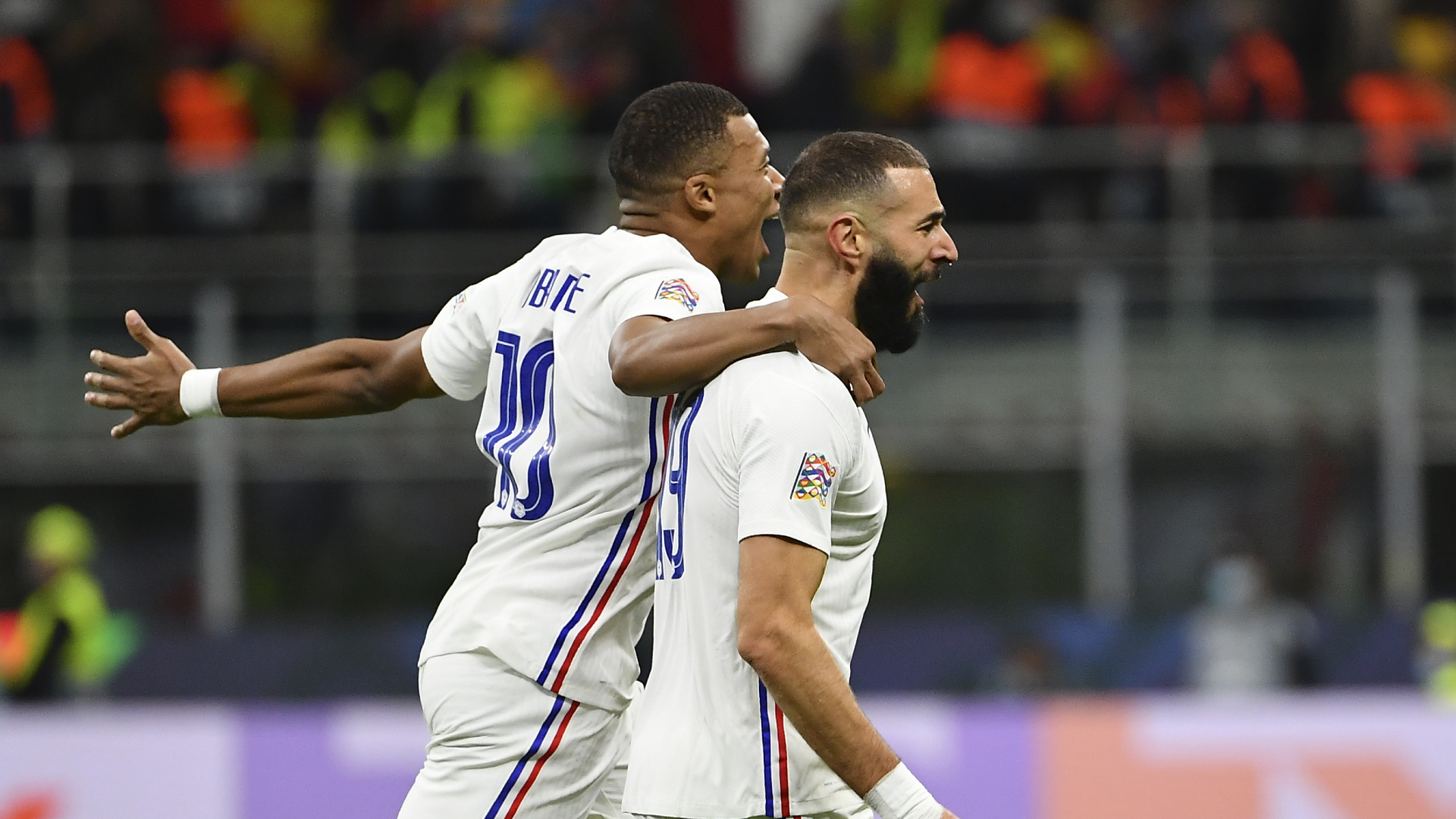 Deschamps hails Benzema-Mbappe combination as France end year unbeaten