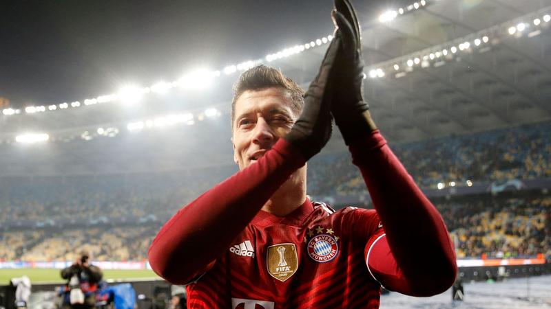Report: Lewandowski stunner gives quarantine-hit Bayern win in wintry Kiev