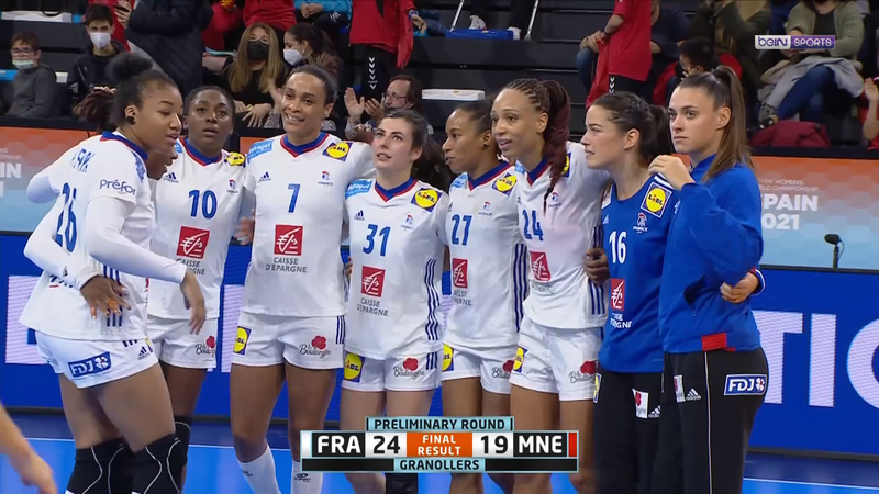 Mondial de Handball Féminin - Les Bleues reçues 3 sur 3 face au Monténégro !
