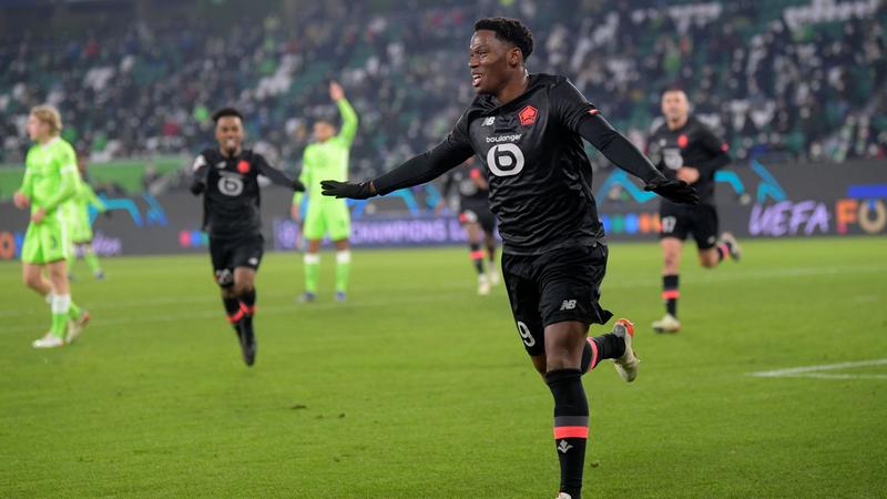 Wolfsburg 1 Lille 3 - Report