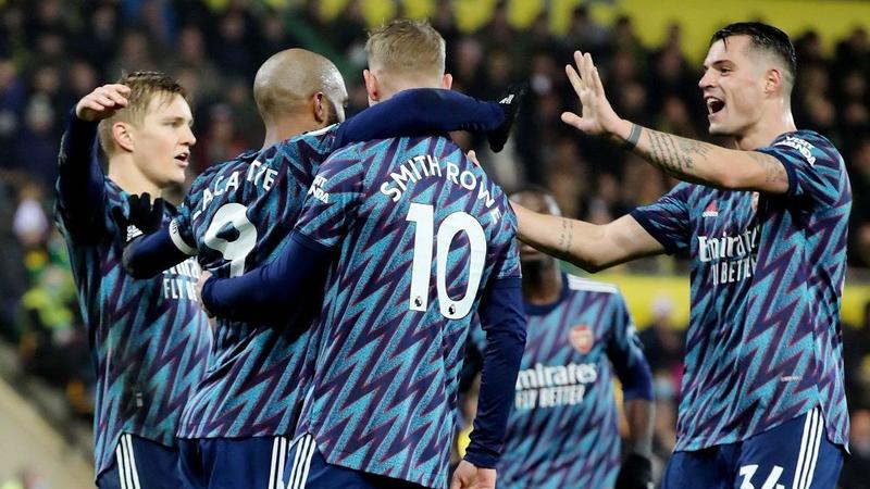 أرسنال يواصل تألقه ويكتسح نوريتش سيتي بخماسية