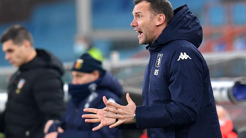 Genoa sack Shevchenko after only two months in charge