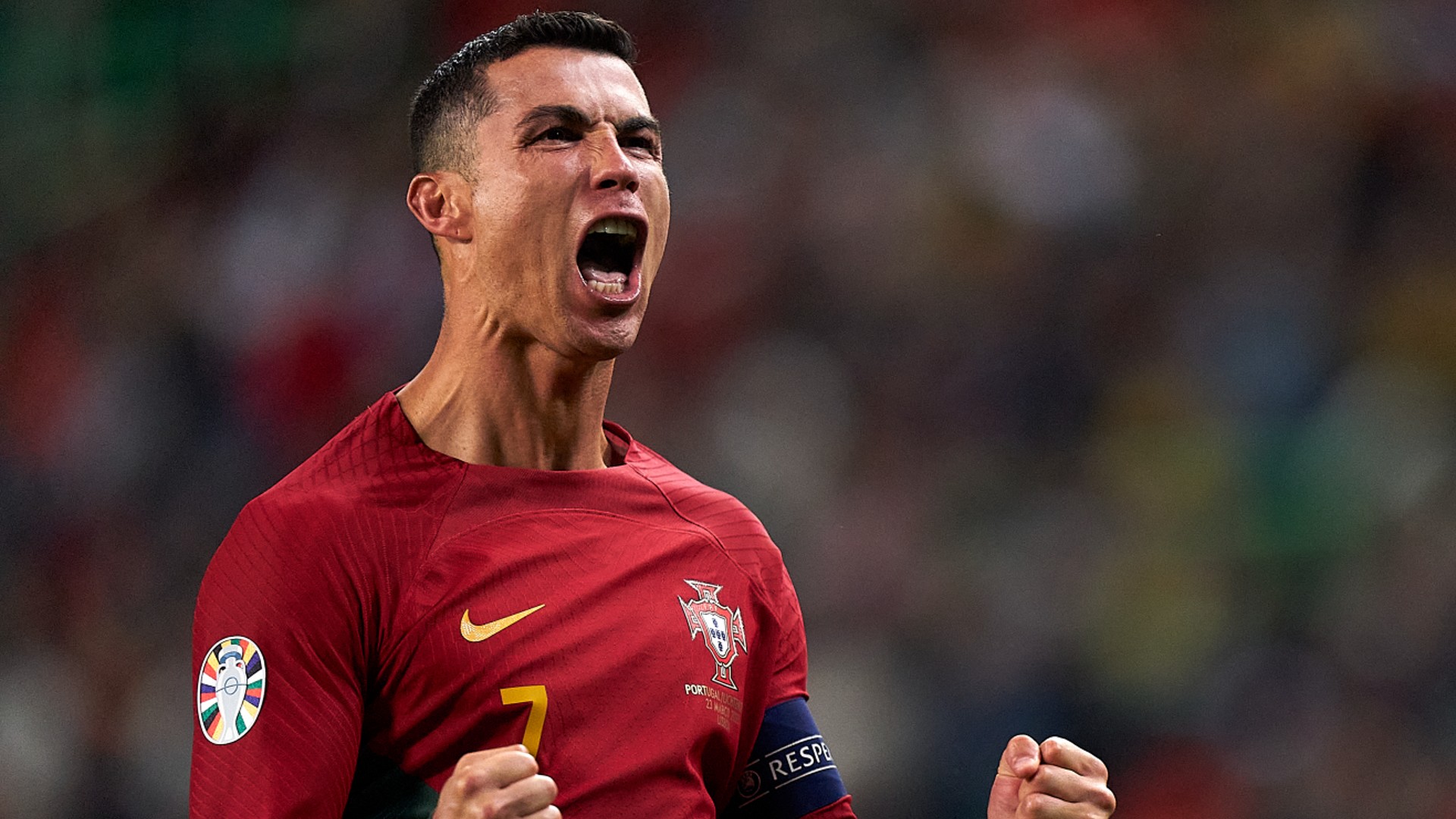 Record-breaker Ronaldo bags two in Portugal win