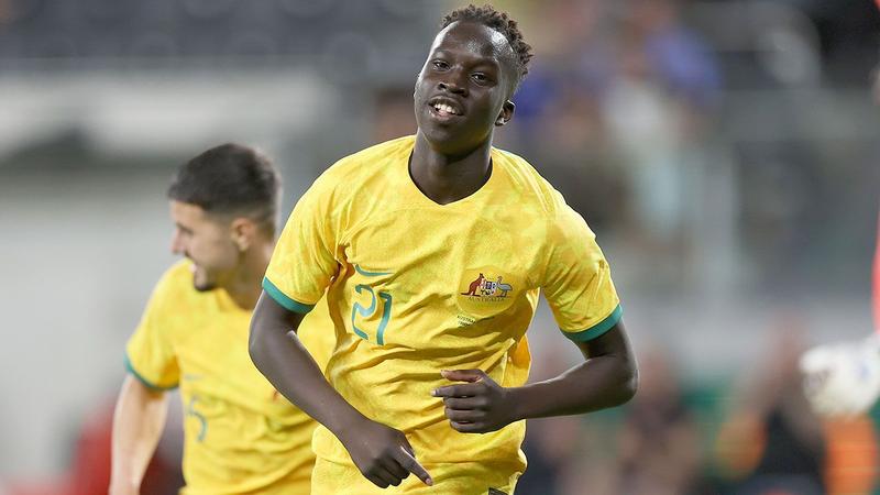 Kuol scores first Socceroos goal in big win