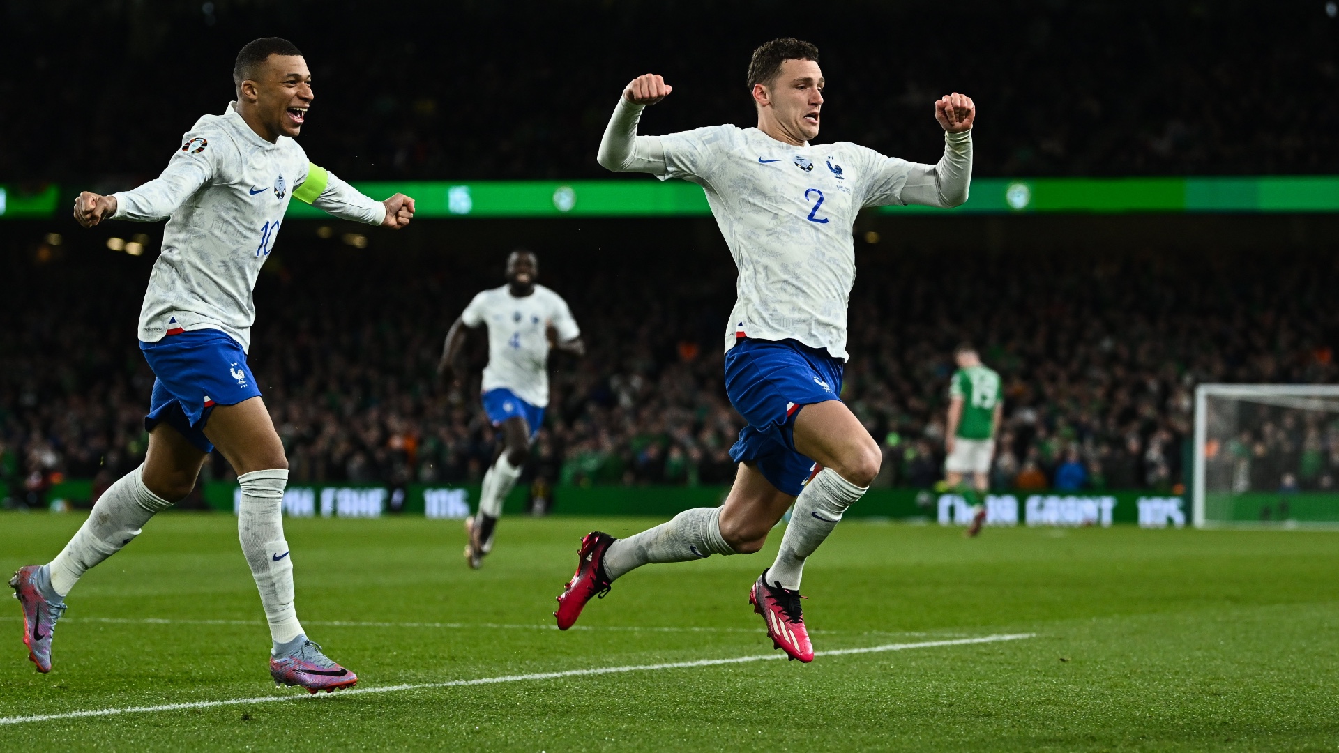 Pavard piledriver steers France past unlucky Irish