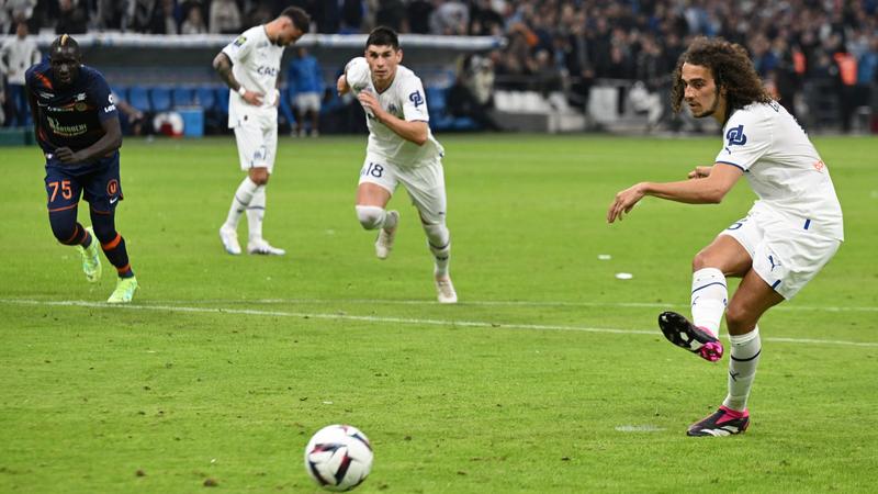 Marseille miss chance to close on PSG in Montpellier draw