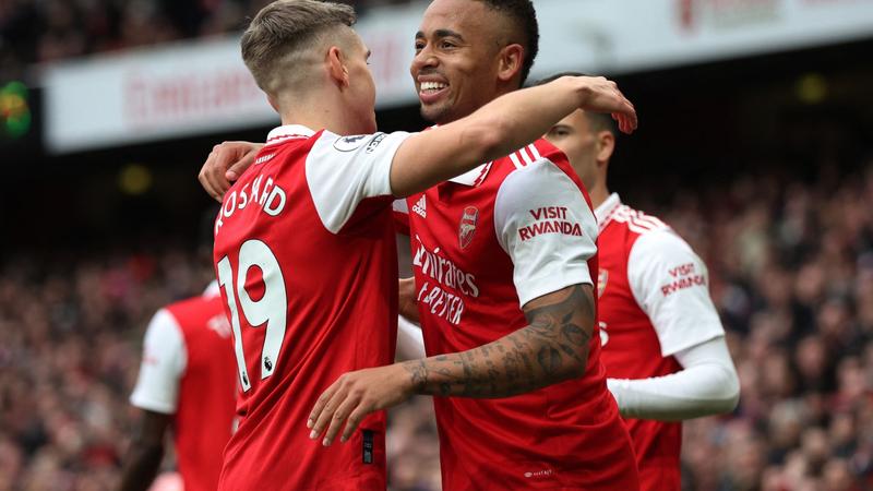 Jesus double routs Leeds as Arsenal move eight points clear