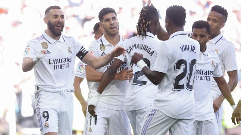 Real Madrid golea 6-0 en casa al Valladolid