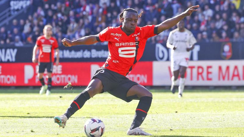 Ligue 1 : La joie de Jérémy Doku après son doublé face à Reims
