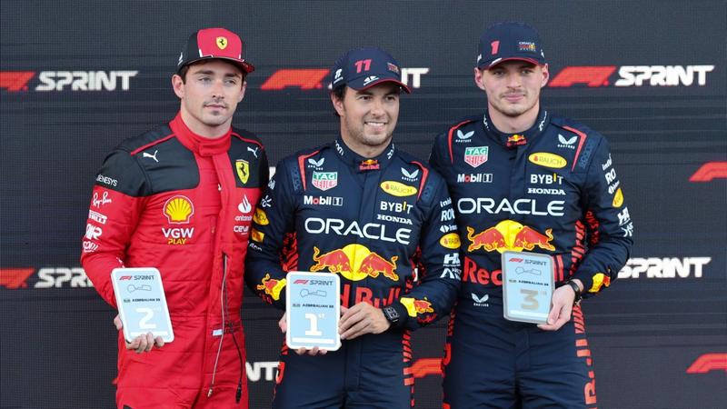 Red Bull's Perez wins Azerbaijan Grand Prix sprint race