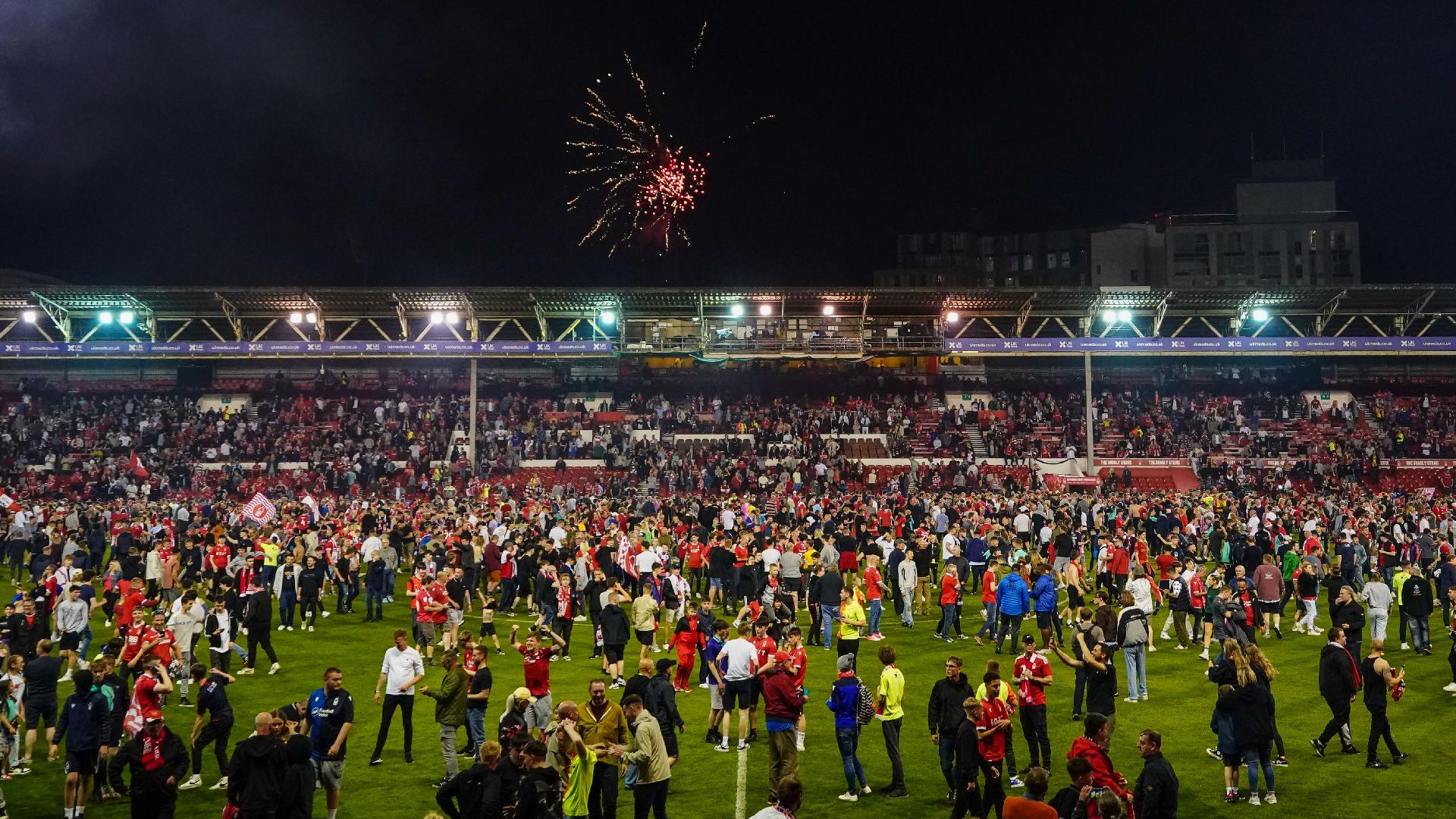 Forest fined over pitch invasion in 2022 play-off