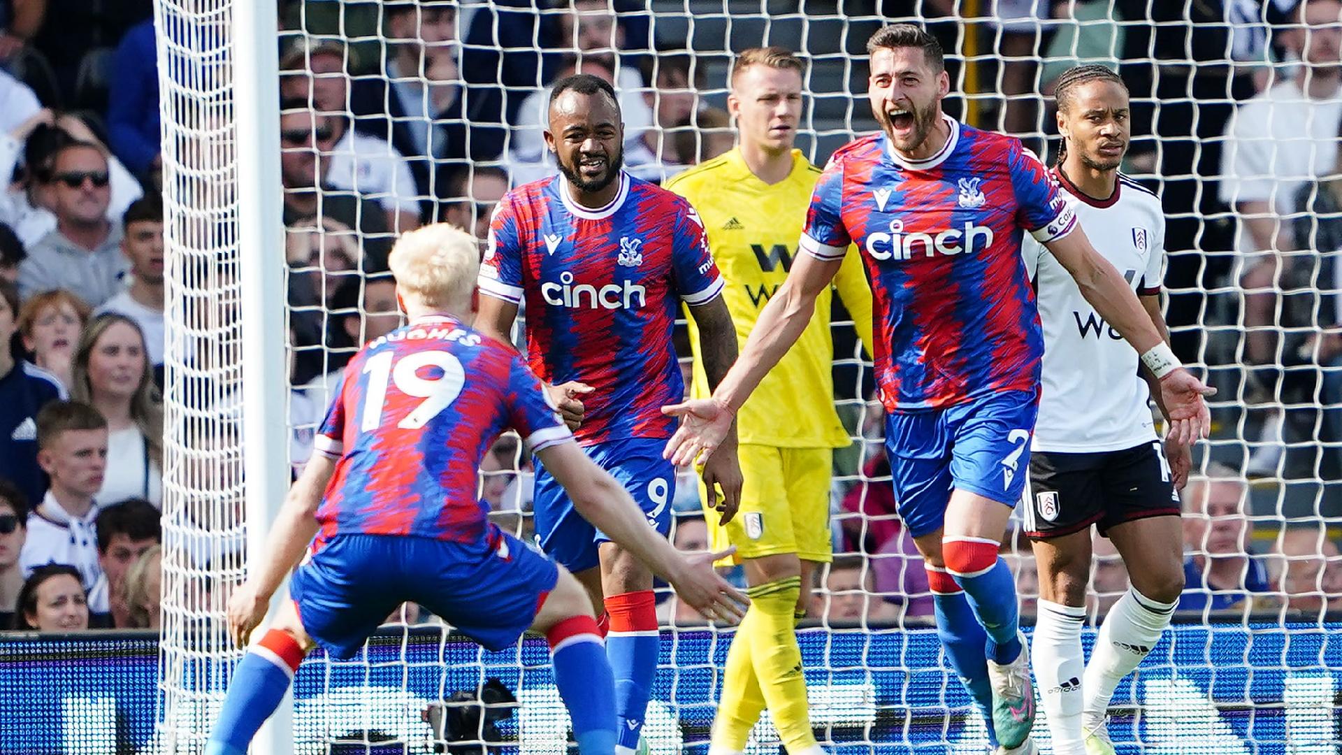 Ward levels late to earn Palace a draw at Fulham
