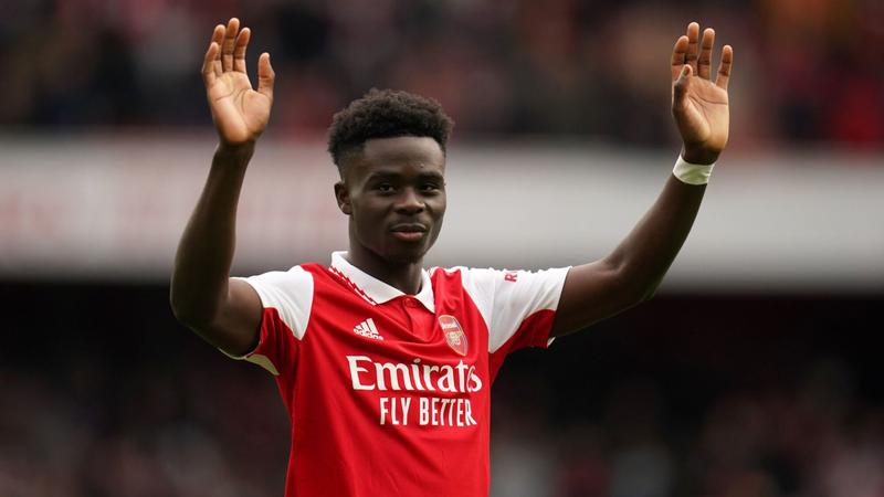 Premier League : Bukayo Saka prolonge à Arsenal jusqu'en 2027