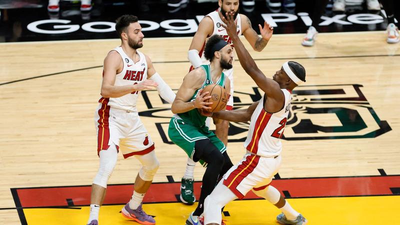 Boston Celtics' buzzer-beater in final second forces Game 7 against Miami  Heat