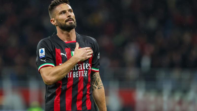 Serie A : Olivier Giroud terrasse la Juve et envoie Milan en C1