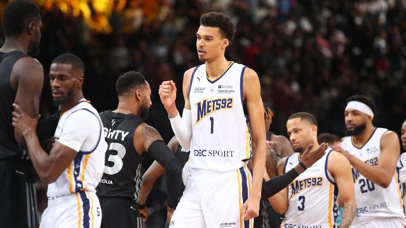 Playoffs Betclic Elite : Au terme d'un match fou, Victor Wembanyama et les Mets font le break face à l'ASVEL