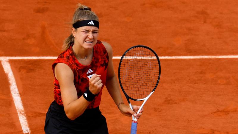 French Open: Karolina Muchová stuns Aryna Sabalenka in comeback win