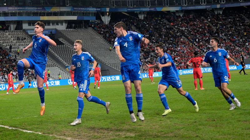 إيطاليا تُطيح بكوريا الجنوبية وتصعد إلى نهائي كأس العالم تحت 20 سنة FIFA الأرجنتين 2023™