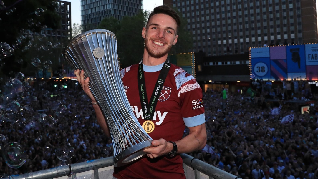 Arsenal make improved £105m bid for West Ham captain Declan Rice | beIN ...