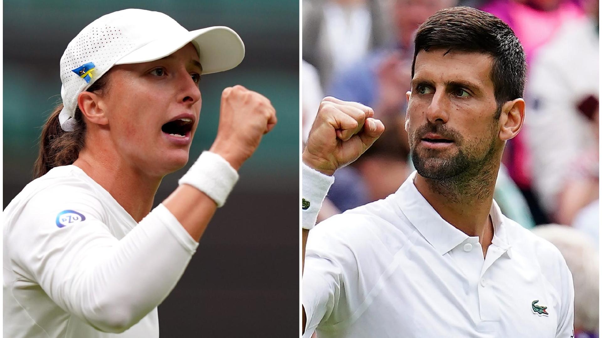 Wimbledon day one Top seeds Iga Swiatek and Novak Djokovic ease to