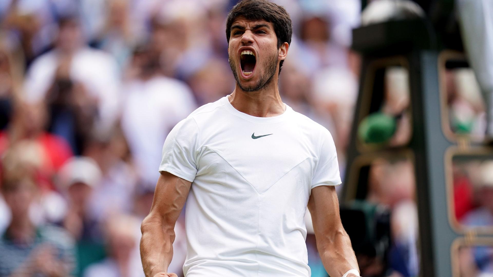 Wimbledon day 10: Carlos Alcaraz moves on while women’s semi-finals are set