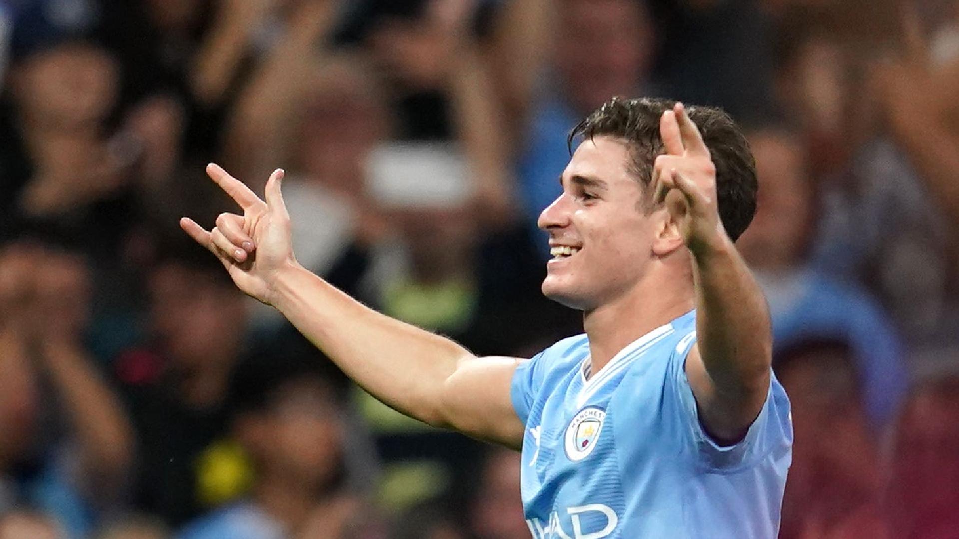 Alvarez gives Premier League champs Man City 1-0 win over Chelsea