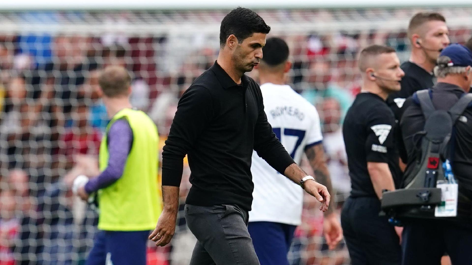 Arsenal boss Mikel Arteta ‘not thinking’ about Man City’s lead after derby draw