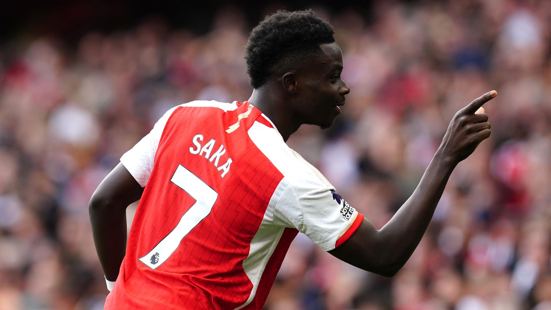 Bukayo Saka an injury concern for Arsenal’s trip to Bournemouth