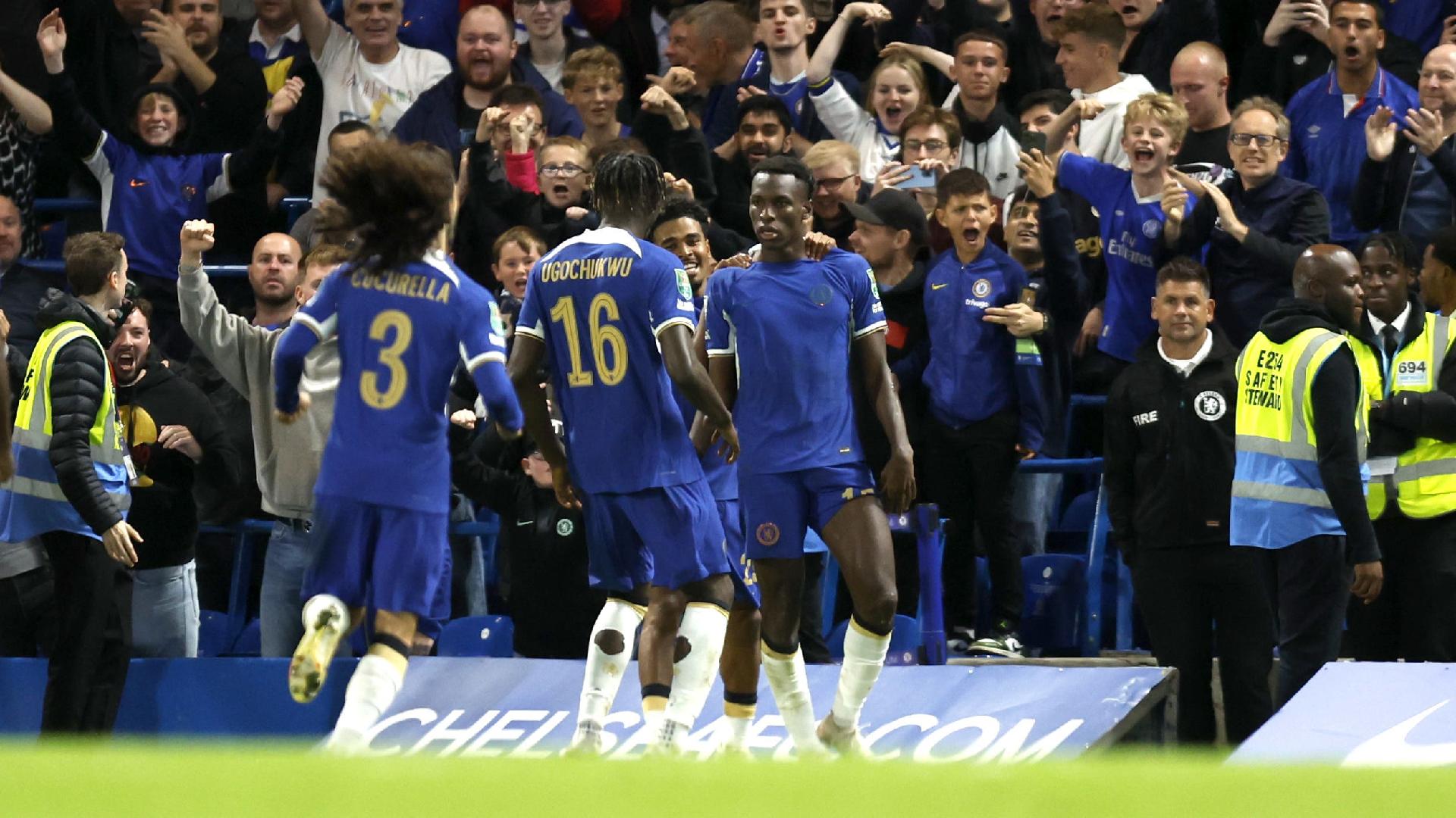 Nicolas Jackson strike earns Chelsea much-needed cup victory over Brighton