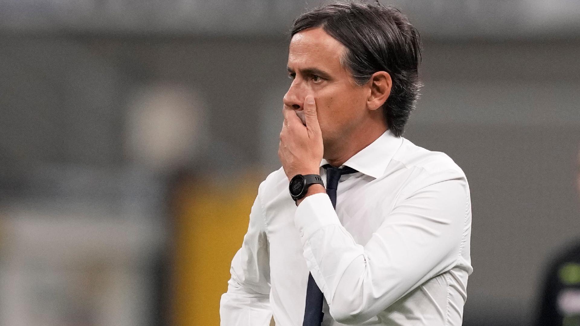Simone Inzaghi looking for swift Inter Milan response to first defeat of season