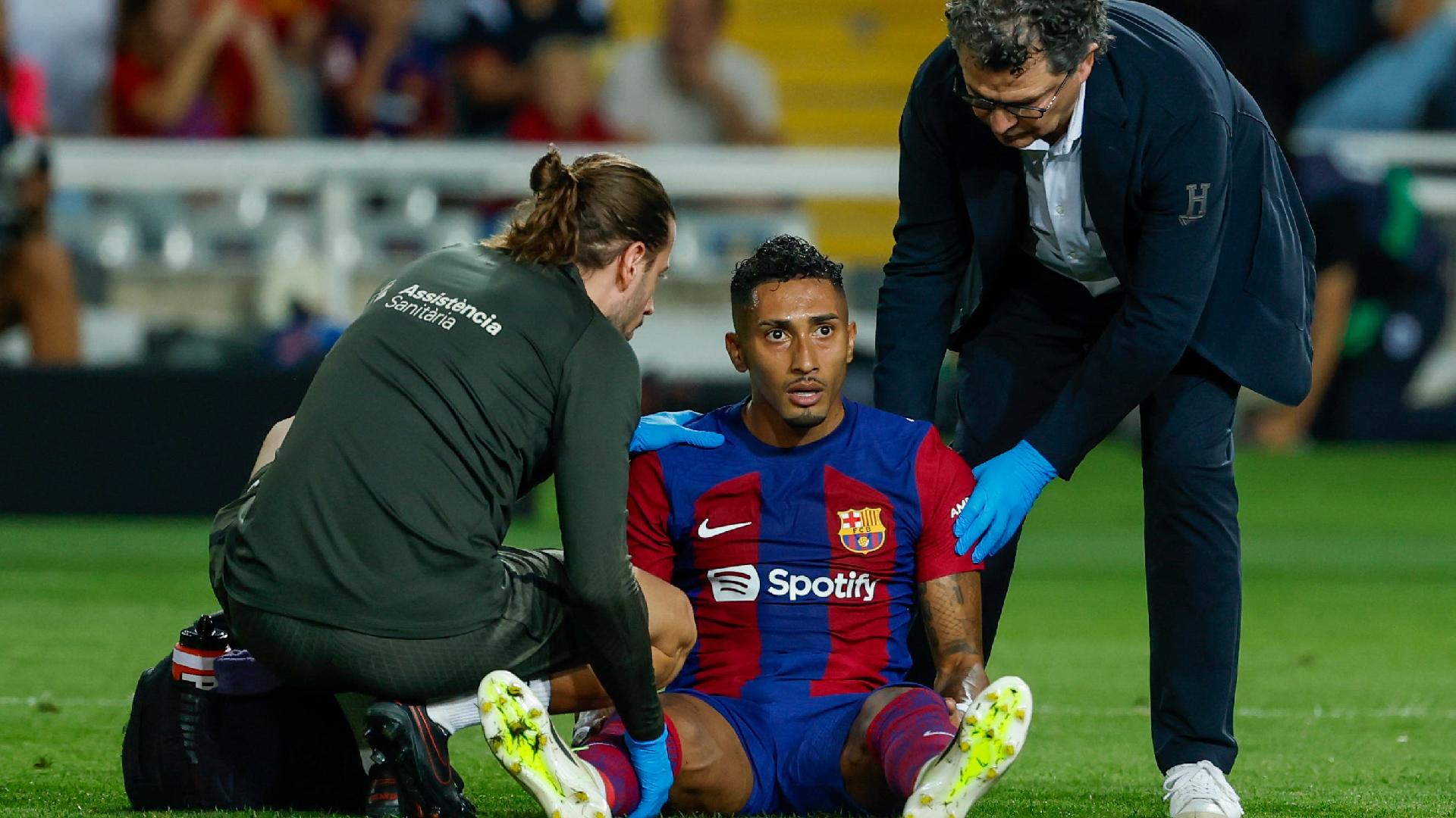 Raphinha injury blow for Barcelona
