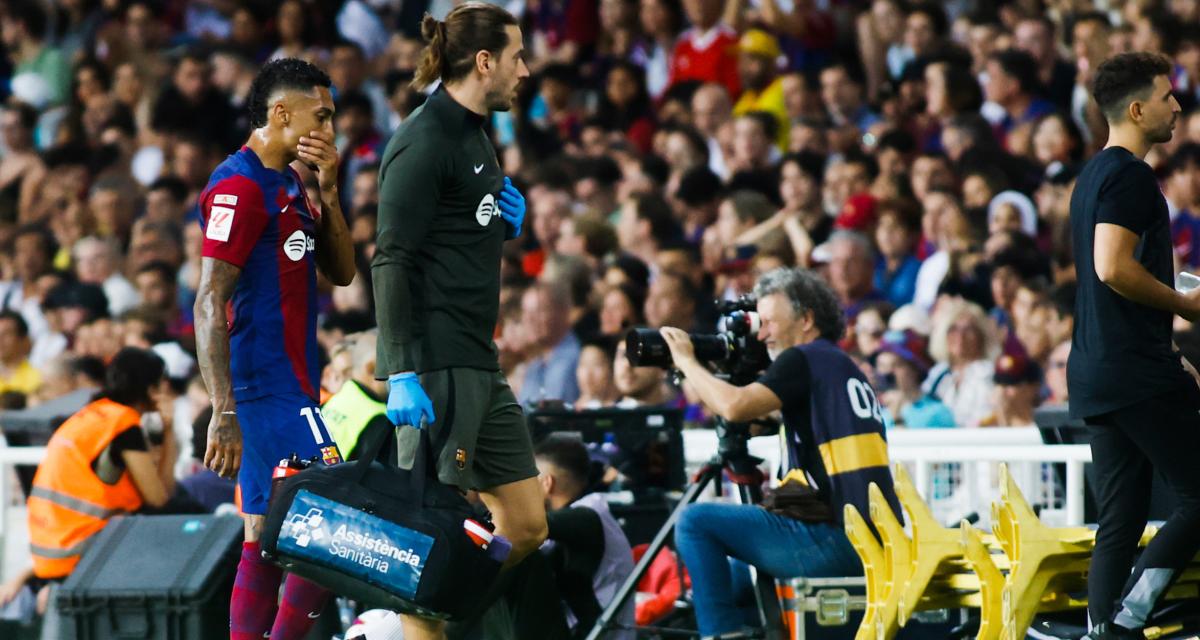 Le FC Barcelone précise la blessure de Raphinha
