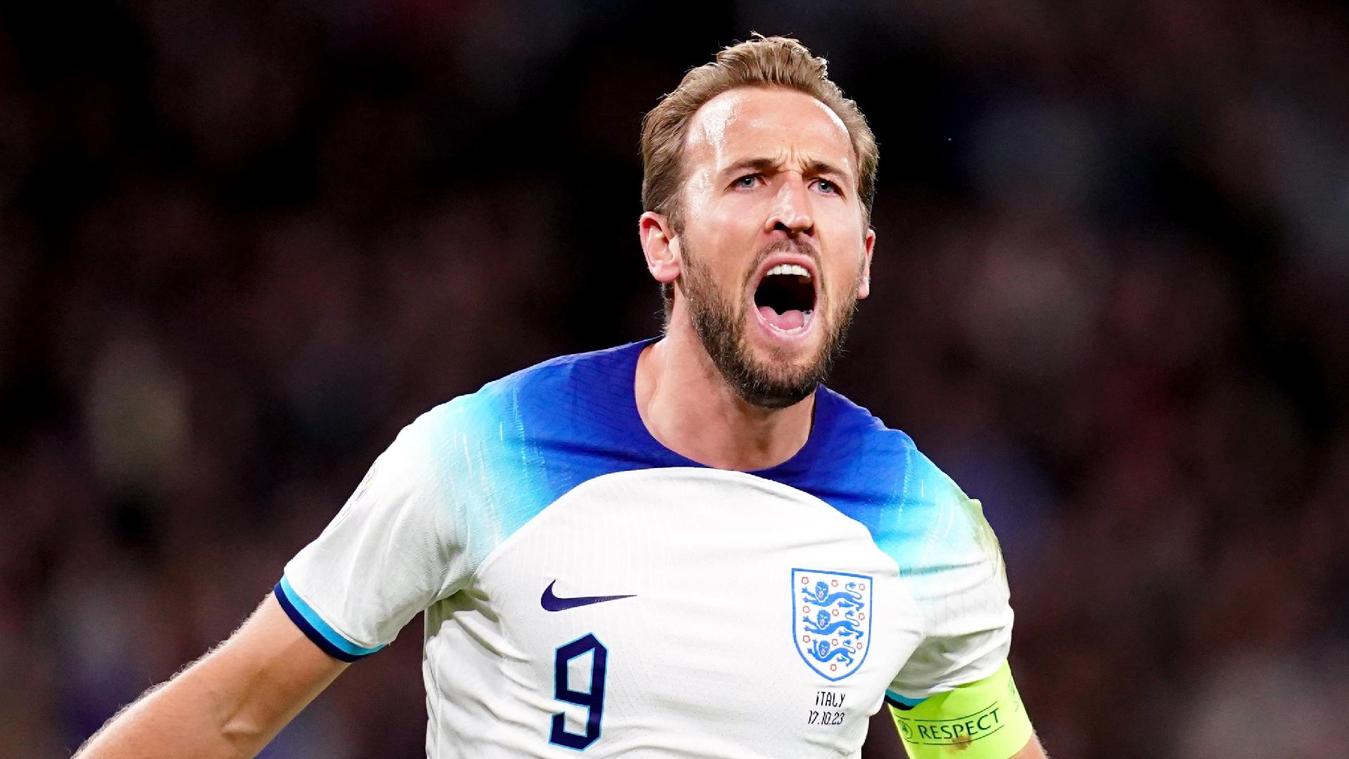 Harry Kane double helps England beat Italy to secure place at Euro 2024