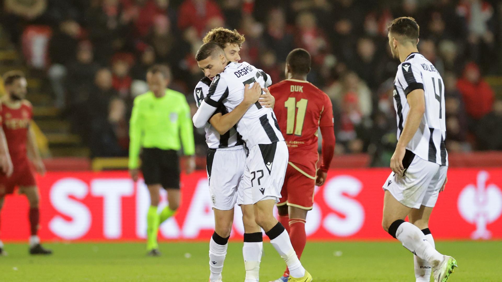Aberdeen heartbreak as PAOK rally from two goals down to grab last-gasp winner