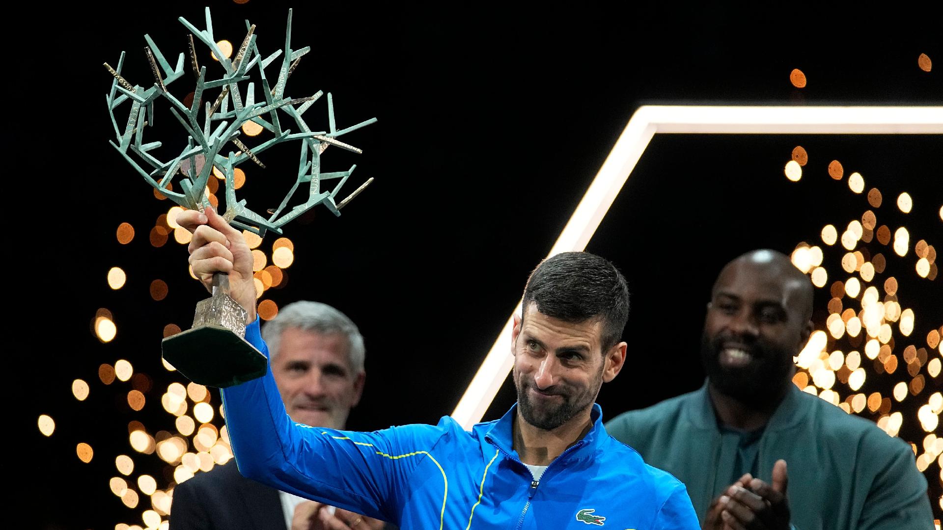Novak Djokovic beats Grigor Dimitrov to claim record seventh Paris Masters title
