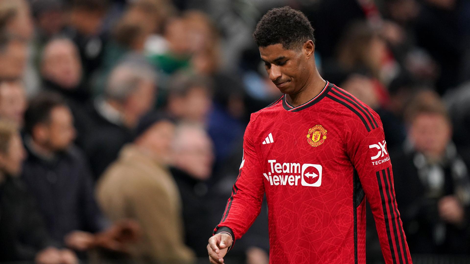 Erik ten Hag 'not happy' with Marcus Rashford's form at Manchester United