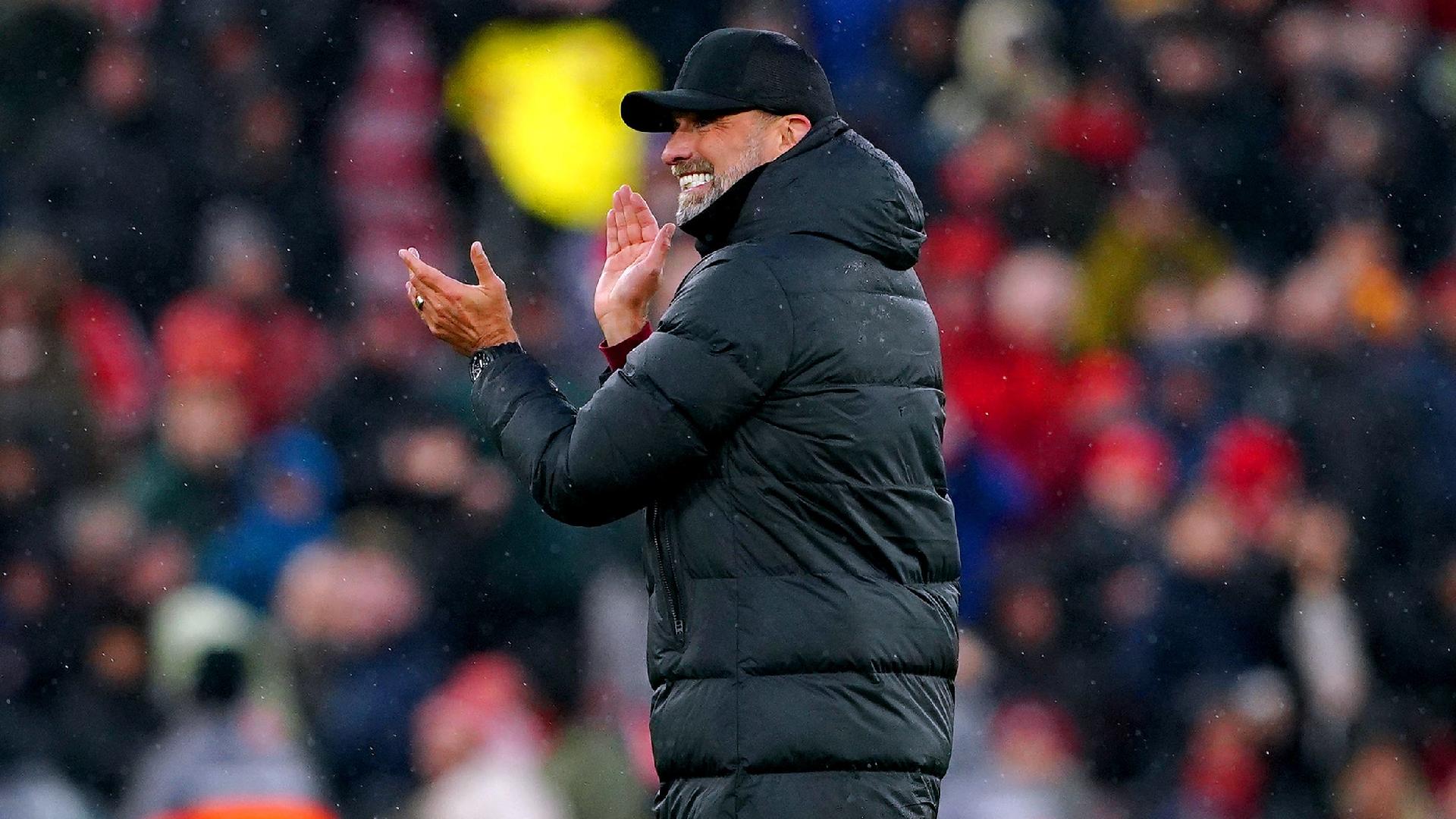 Klopp: Football is about performing on the rainy days - that's