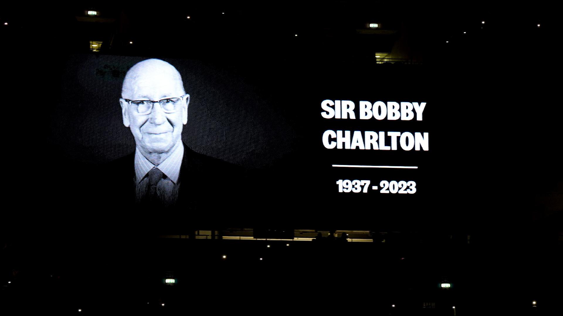 Wembley celebrates life of Sir Bobby Charlton ahead of England’s Malta qualifier