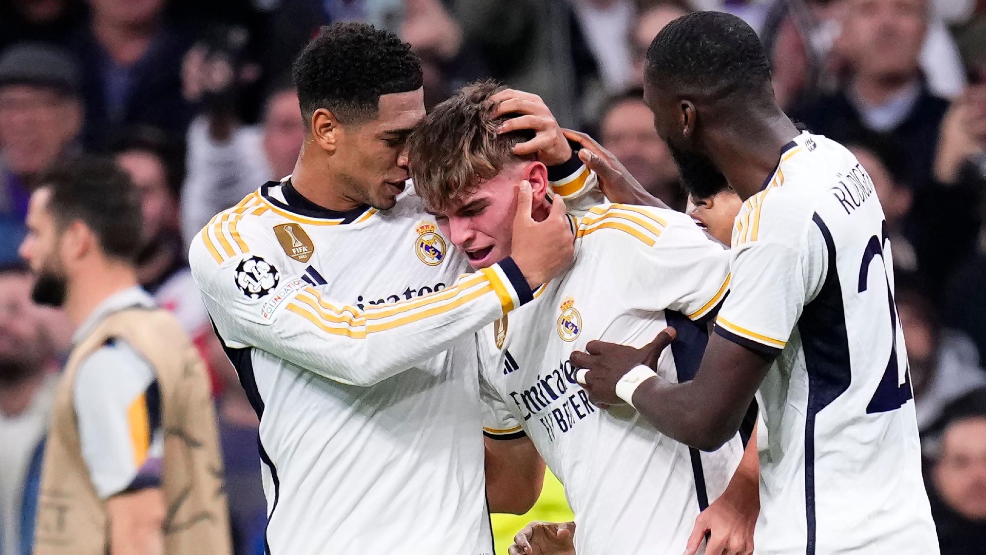 Nicolas Paz scores first senior goal as Real Madrid beat Napoli