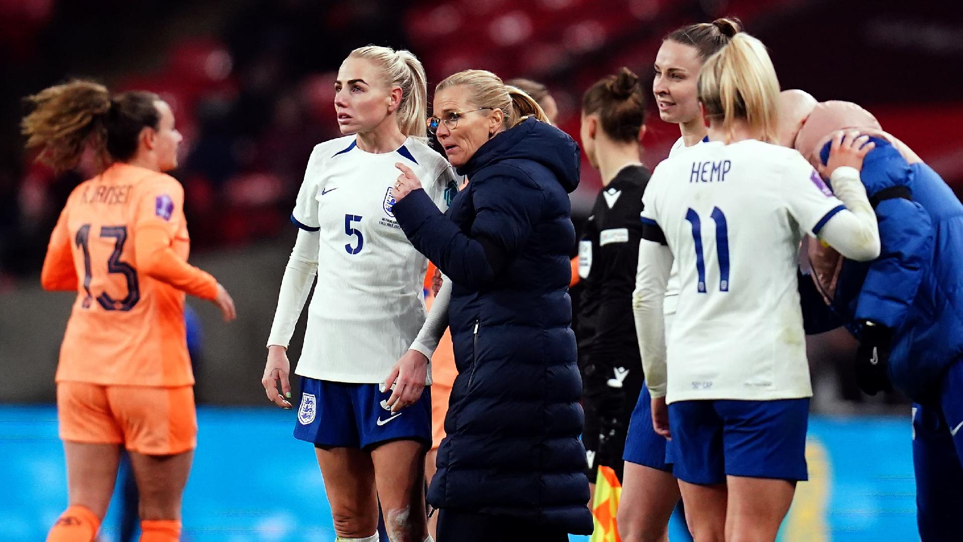 We never lost trust – Sarina Wiegman confident England would fight back for win
