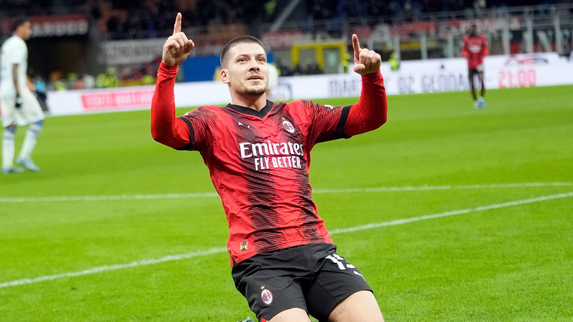 Luka Jovic on target as AC Milan sweep aside Frosinone