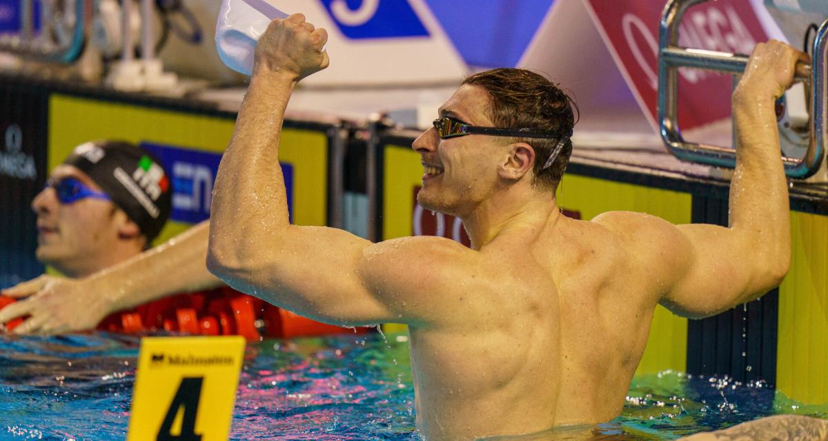 Maxime Grousset titré sur 100m nage libre