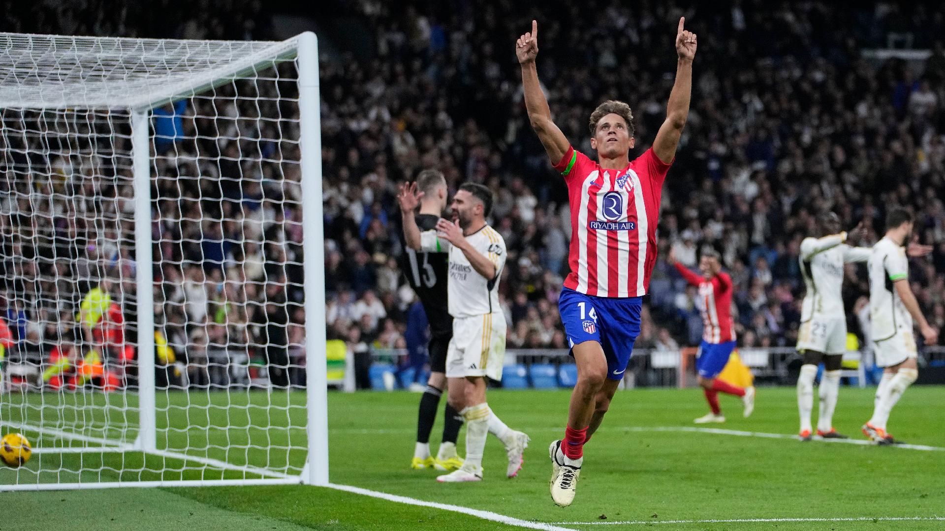 Marcos Llorente’s stoppage-time strike denies Real Madrid derby victory