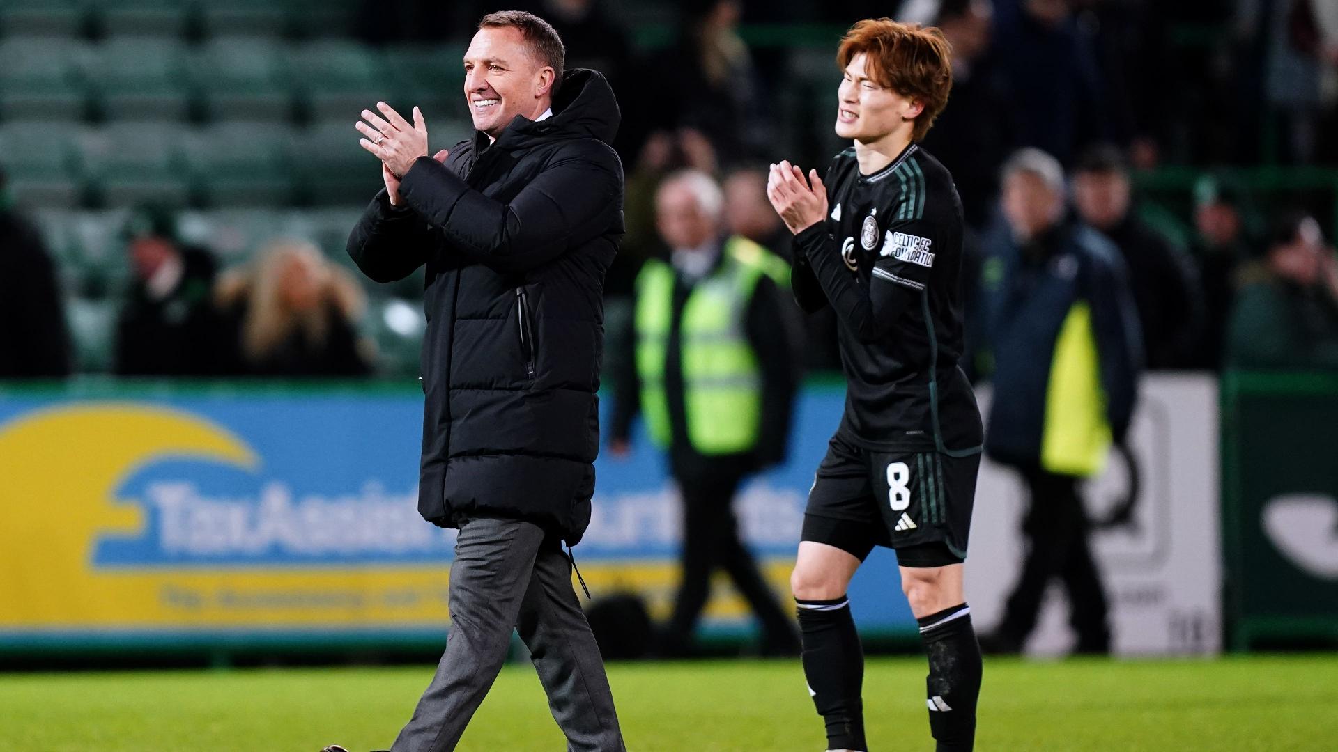 Brendan Rodgers hails Celtic’s ‘immense heart’ in victory at Hibernian