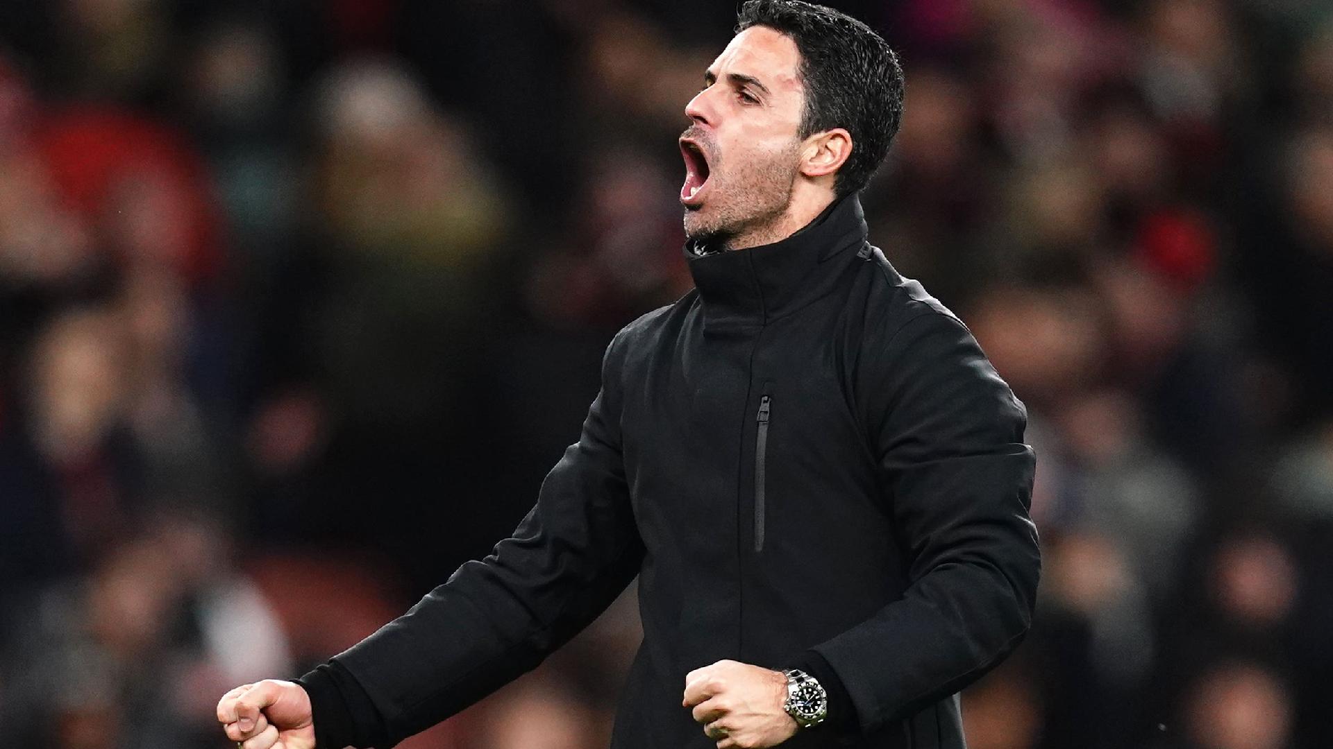 Mikel Arteta doesn’t see Arsenal’s celebrations affecting title challenge