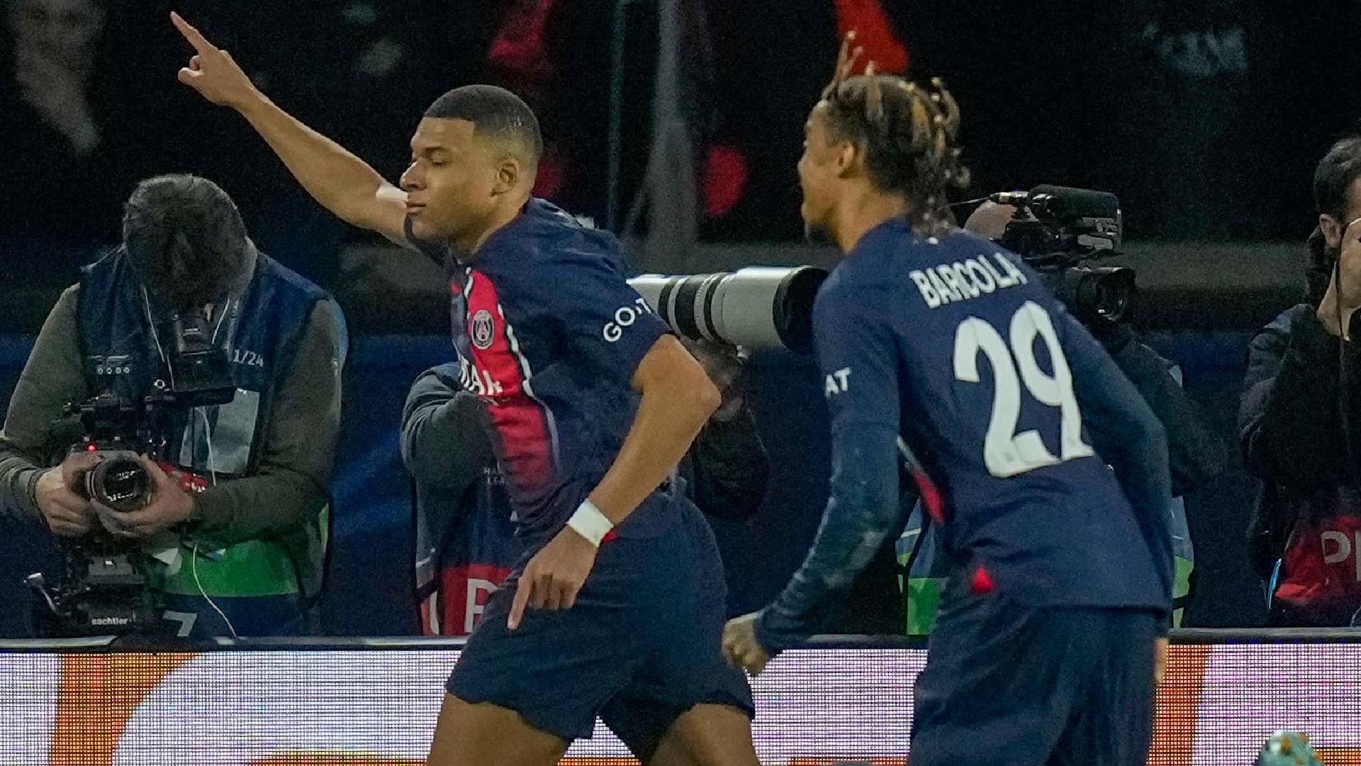 Kylian Mbappe helps Paris St Germain take charge of Real Sociedad tie